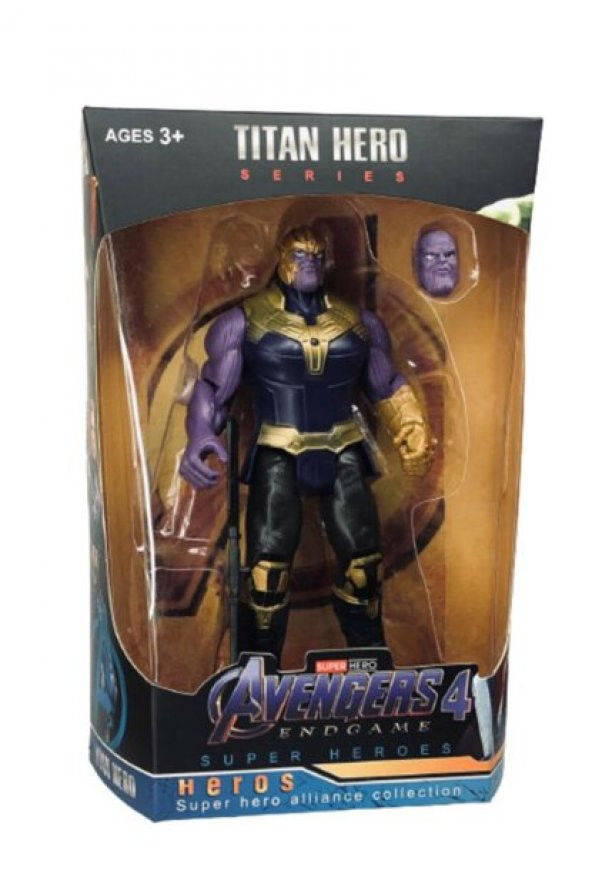 Thanos Figür Kafası Değişen Karakter Işıklı 18 cm