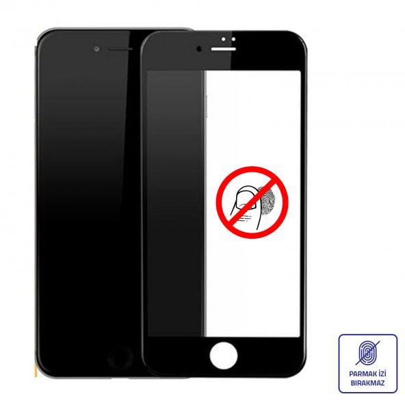 Bufalo iPhone 6 / 6s Ekran Koruyucu Seramik Mat Nano 9D Tam Kaplama Siyah - 2