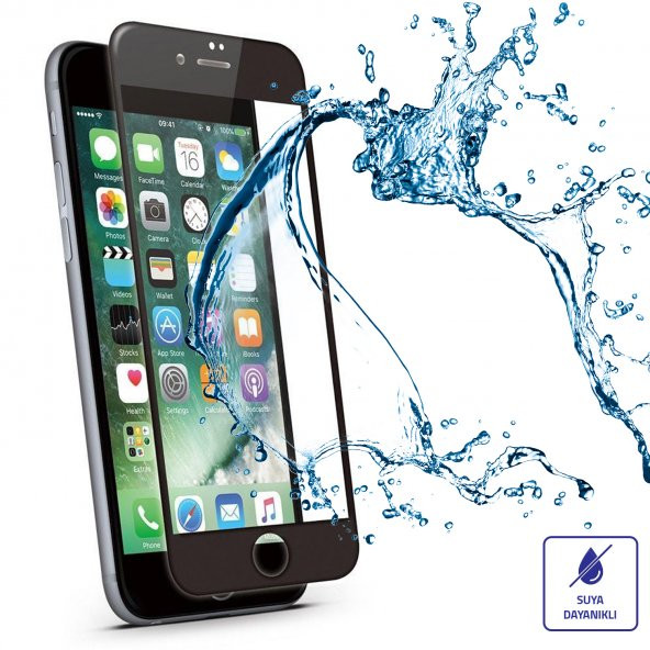 Bufalo iPhone 6 / 6s Ekran Koruyucu Seramik Mat Nano 9D Tam Kaplama Siyah - 6