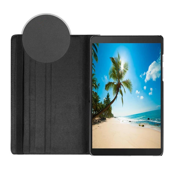 Samsung Galaxy Tab A T510/T515/T517 Kılıf Elite 360 Derece Döner Standlı - 3