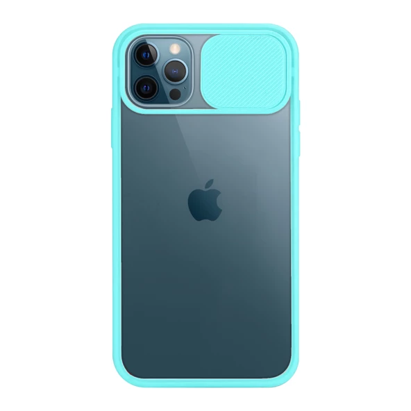 iPhone 12 / 12 Pro Kılıf Palm Kamera Koruma Kapaklı Silikon - 3