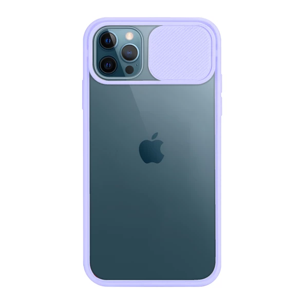 iPhone 12 / 12 Pro Kılıf Palm Kamera Koruma Kapaklı Silikon - 7