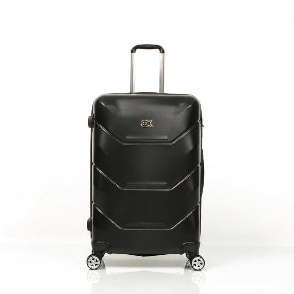 Ox Exclusive 3 lü Siyah Valiz Seti (Büyük + Orta + Kabin ) - 2