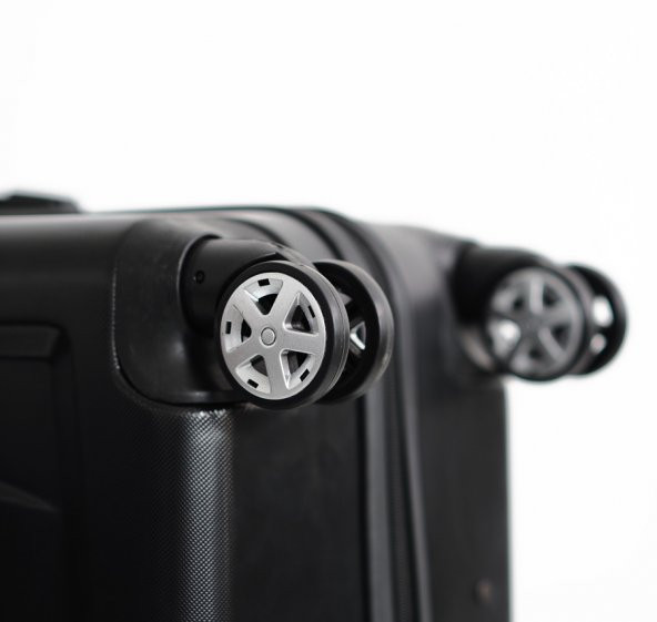 Ox Exclusive 3 lü Siyah Valiz Seti (Büyük + Orta + Kabin ) - 4