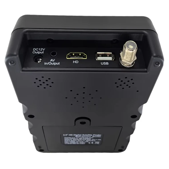 Magbox MG-368HD 3.5 İnç Full HD LCD Ekranlı Görüntülü Dijital Uydu Yön Bulucu Cihazı Aleti Uydu Ayarlama Makinası - 3
