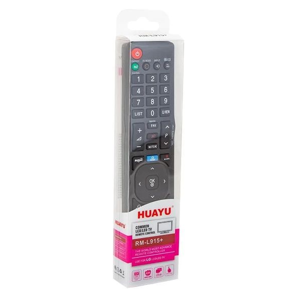 Huayu RM-L915+ LG 3D Universal Lcd Led Tv Kumandası Uzaktan Kumanda Tüm Lg Modellerine Uyumlu Akıllı Kumanda - 4