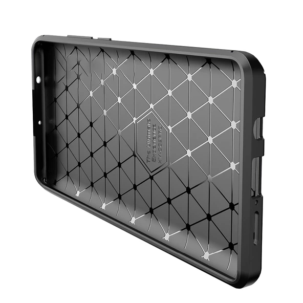 iPhone 7 Plus / 8 Plus Kılıf Focus Carbon Desen Silikon Arka Kapak - 6