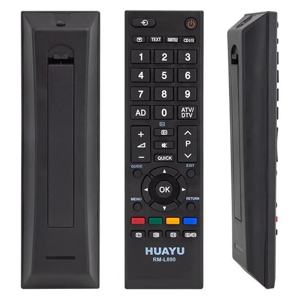 Huayu RM-L890 Toshiba Universal Lcd Led Tv Kumandası Tüm Toshiba Modellerine Uyumlu Uzaktan Kumanda - 2