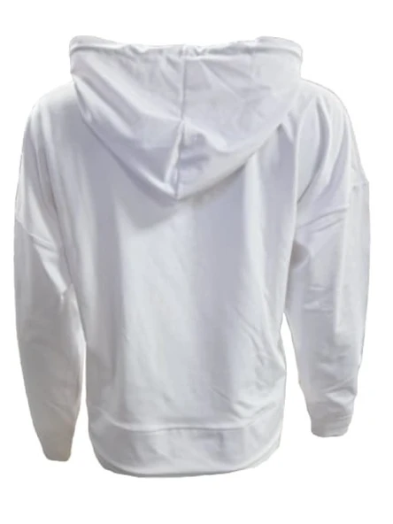 Nike 0734 Kadın Kapişonlu Crop Dalgıç Sweatshirt - 6