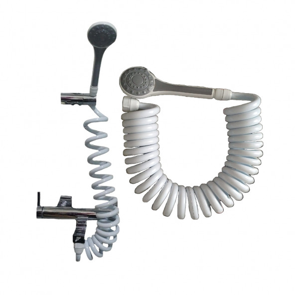 Plasyay Spiral Elektrikli Şofben Duş Hortumu ve Seti - 3