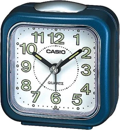 CASIO TQ-142-2DF ALARMLI IŞIKLI MAVİ ÇALAR MASA SAATİ