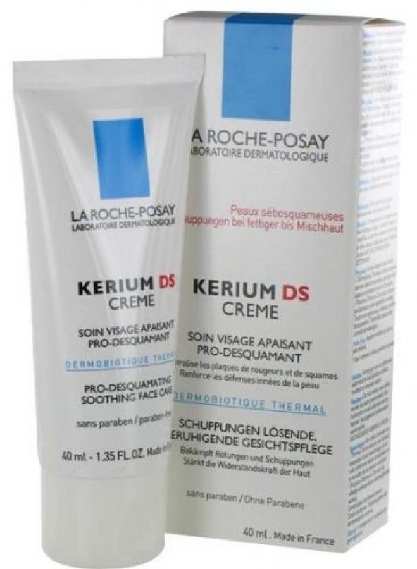 La Roche Posay Kerium DS Creme 40 ml - Pullanma ve Kızarıklık için Aşırı Sebum Krem - 2