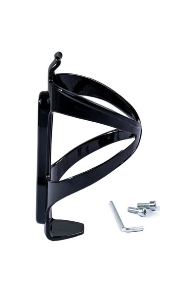 Bisiklet Suluk Termos Şişe Tutacağı Esnek Su Matara Kafesi - Siyah - 3