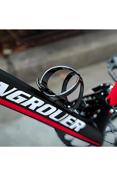 Bisiklet Suluk Termos Şişe Tutacağı Esnek Su Matara Kafesi - Siyah - 8