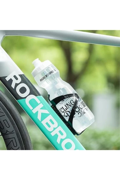 Bisiklet Suluk Termos Şişe Tutacağı Esnek Su Matara Kafesi - Siyah - 5