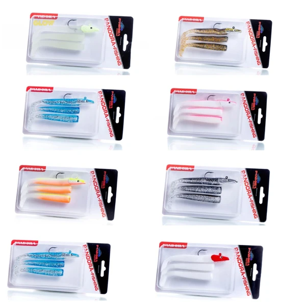 Pandora Silikon Balık Sandeel Black/silver Body - Resim 3