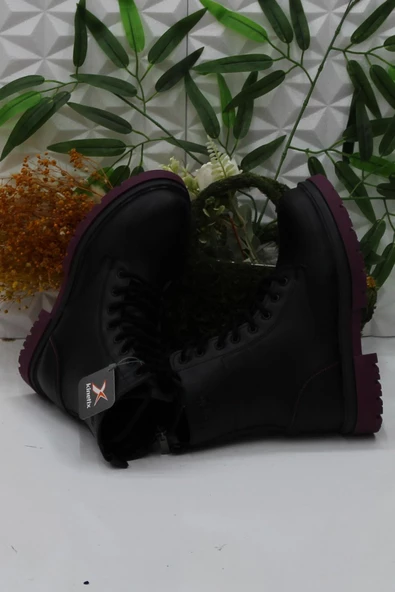 Kinetix Flur Siyah Rahat Orijinal Ürün Kadın Postal Kadın Bot - 5