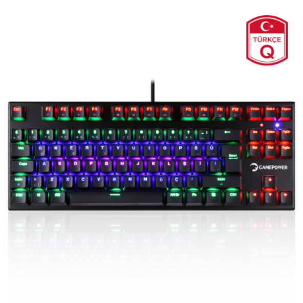 Gamepower Warlock Compact Mavi Switch Mekanik Oyuncu Klavye