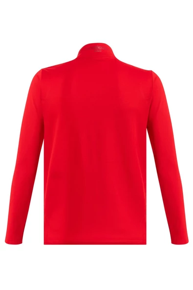 Beşiktaş Orijinal Lisanslı Tam Fermuarlı Dik Yaka Kırmızı Antrenman Sweat + Bileklik Set Özel Kutulu - 7