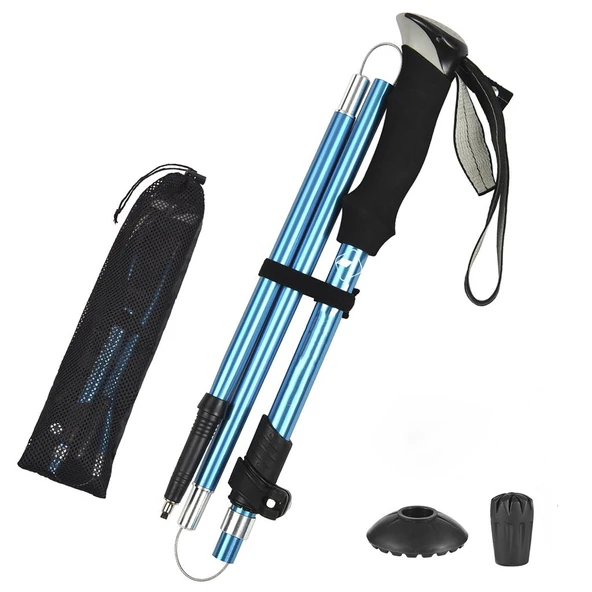 HyMark Trekking Hafif Katlanabilir 105-125cm Dağcı Doğa Kamp Yürüyüş Tırmanma Batonu ürün görseli