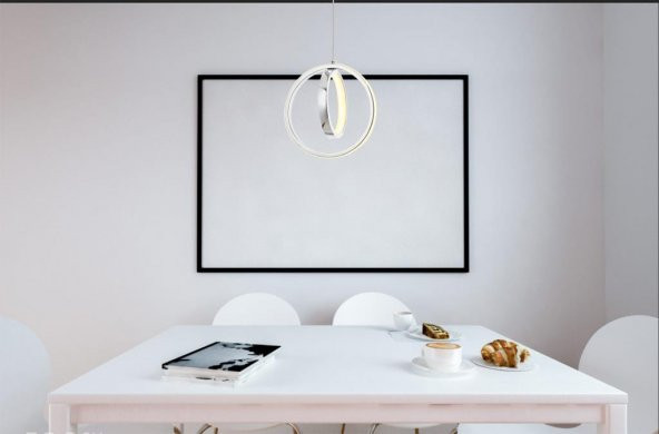 Eray Aydınlatma 1909-1 Krom Tekli Led Avize - 2