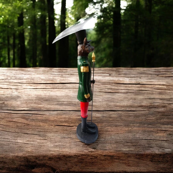 Dekoratif Sincap Asker Biblo, Yeşil, 37 Cm., Dekoratif Yılbaşı - 3