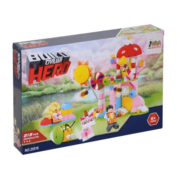 Asya Bricks Build Civilian Hero 218 Parça No: 25516
