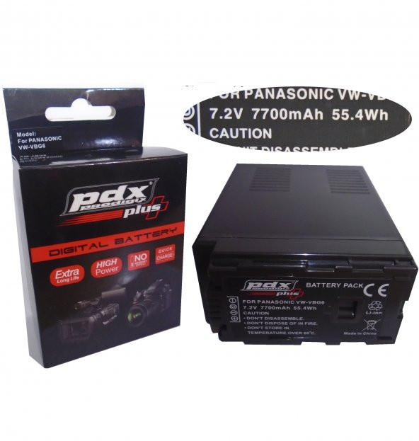PDX Pdx VBG6, Panasonic AG-AC160 Batarya - 1