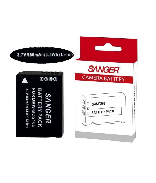 PDX Sanger, DMW-BCG10E DMC-TZ7, Panasonic, Fotoğraf Makinesi Batarya