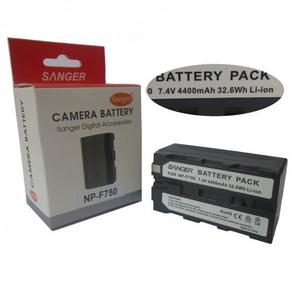 SANGER Np-F950 Batarya Uyumlu Kamera Işığı Bataryası