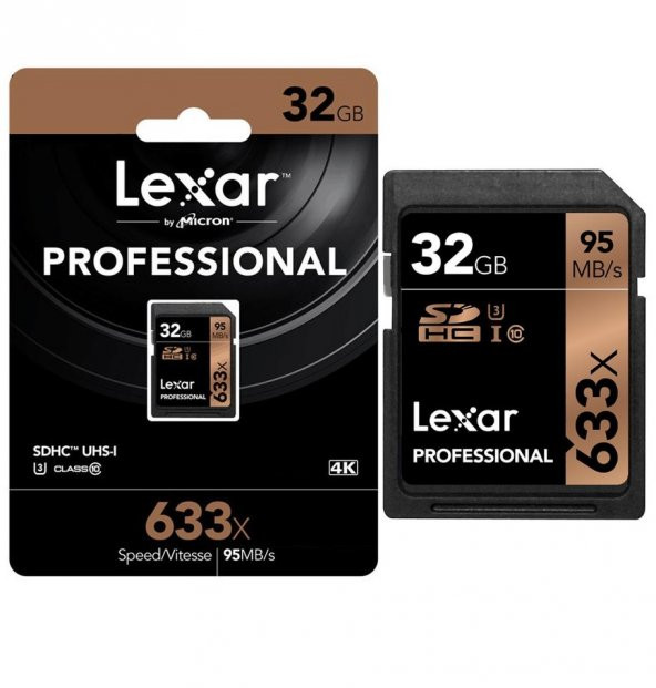 Lexar  Lexar 32GB, 95MB/s Sony Mc2000 Kamera İçin, İdeal Hafıza Kartı