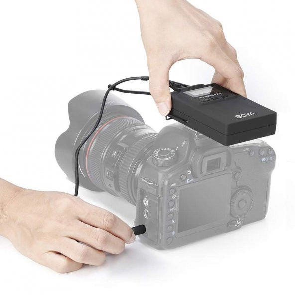 BOYA Kameralar İçin WM8 Pro K1 Kablosuz El Mikrofonu - Resim 4