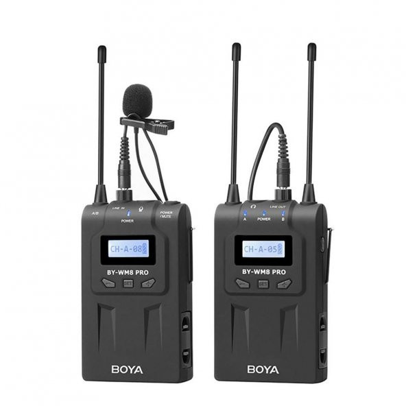 BOYA Telefonlara Özel WM8 Kablosuz Pro K1 Tekli Yaka Mikrofonu - 1