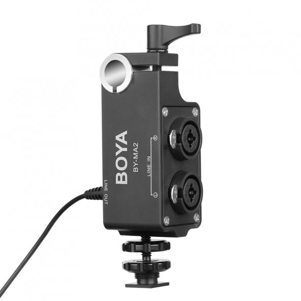 BOYA BOYA BY-MA2, Çift XLR Girişli Ses Mikseri ürün görseli