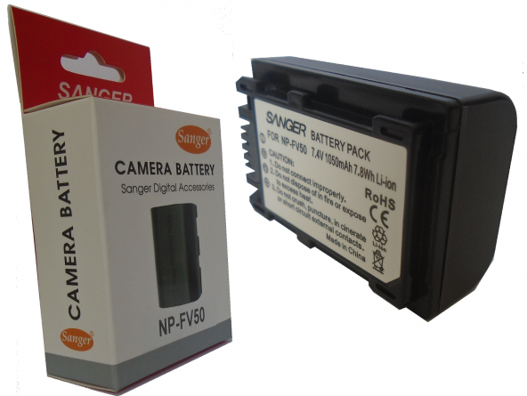 SANGER HDR-XR550, HDR-XR550E, HDR-XR550V, HDR-XR550VE FV50 Battery