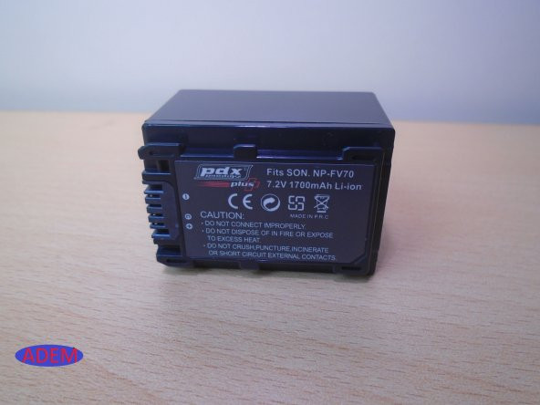 PDX PDX FV70 Kamera Battery