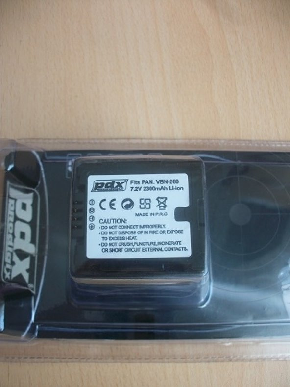 PDX PDX VBN260 Kamera Bataryaları, Pil