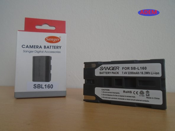 SANGER SAMSUNG SB-L160 Kamera Bataryası, Pil - 1