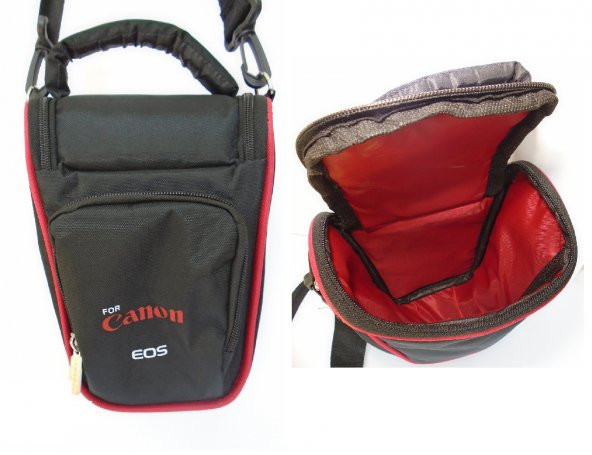 PDX CANON 1300D DSLR ÇANTASI CANON 1300D ÜÇGEN ÇANTA