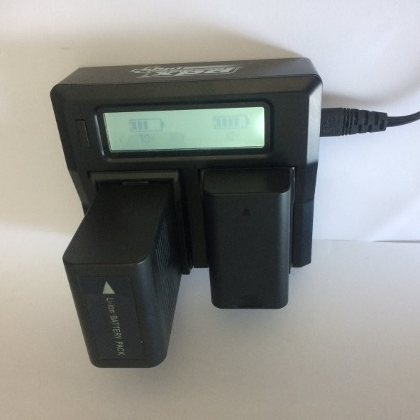 PDX Panasonic MDH2 Çiftli Şarj cihazı, MDH2 Şarj Aleti