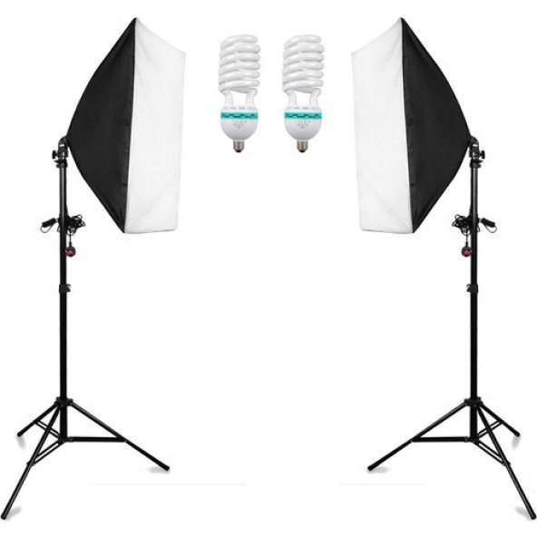 HLYPRO 150W İkili Softbox Takımı - 1