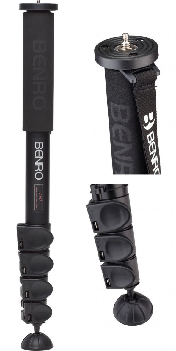 Benro Profesyonellere Yönelik Benro A49F Sony Mc2000 İçin Monopod