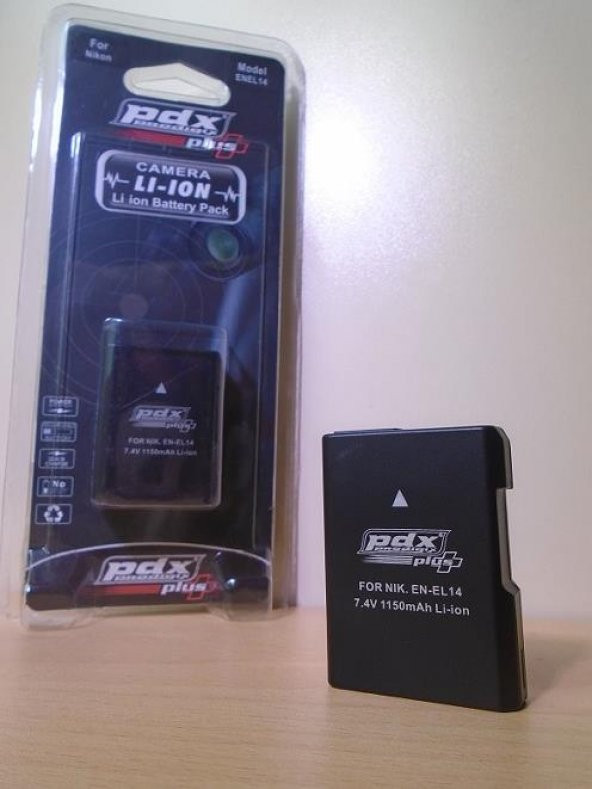 PDX NİKON D5500, D5300, D5200, D5100, D5000 DSLR Battery