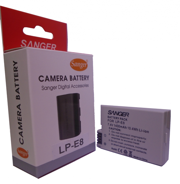 SANGER Canon rebel T2i Batarya, T3i Batarya,t4İ, Batarya, T5i Batarya