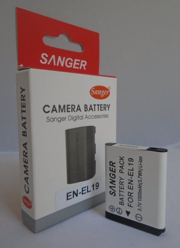 SANGER Nikon EN-EL19 Batarya, Pil