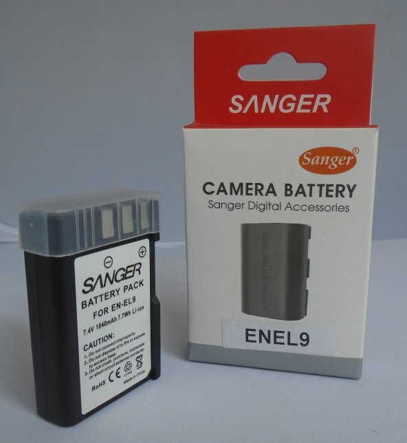 SANGER Nikon D60 Bataryası, D3000 Bataryası