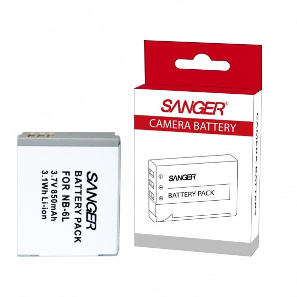 SANGER Canon Eos için N6L Fotoğraf Makinesi Bataryası - 2