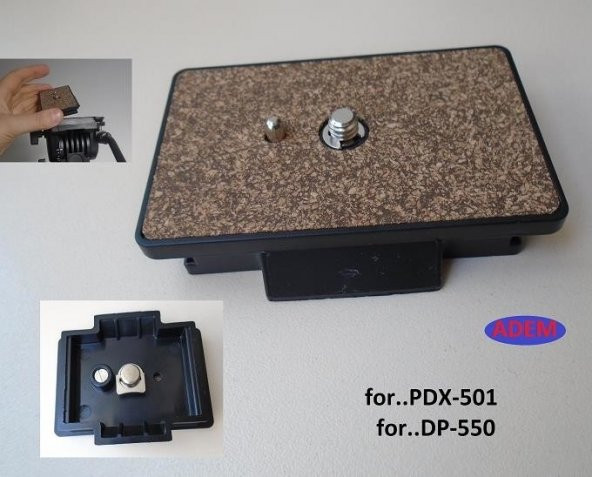 PDX DP-550 PLATE, DP 550 PLATE, DP550 PLATE DP 550 Tripod İçin PLATE - 1