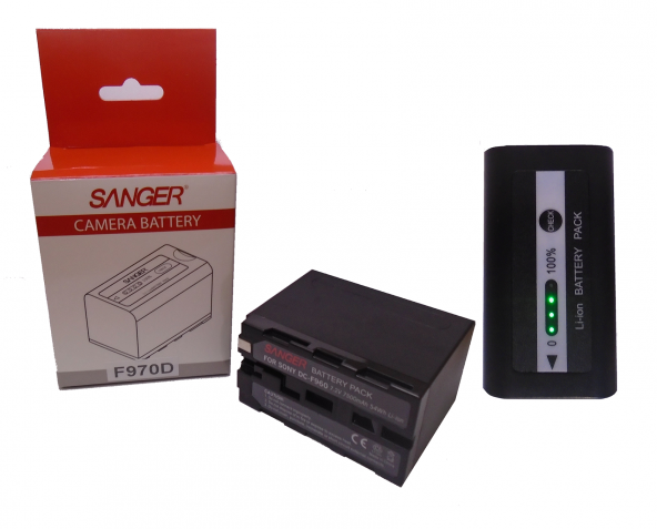 SANGER Sanger Göstergeli Sony Mc1500 Kamera Bataryası