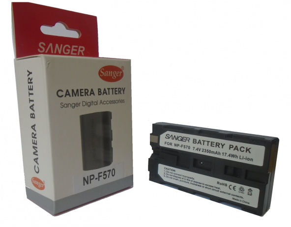 SANGER Küçük Boy Sony Np-F570 Kamera Bataryası, Pil